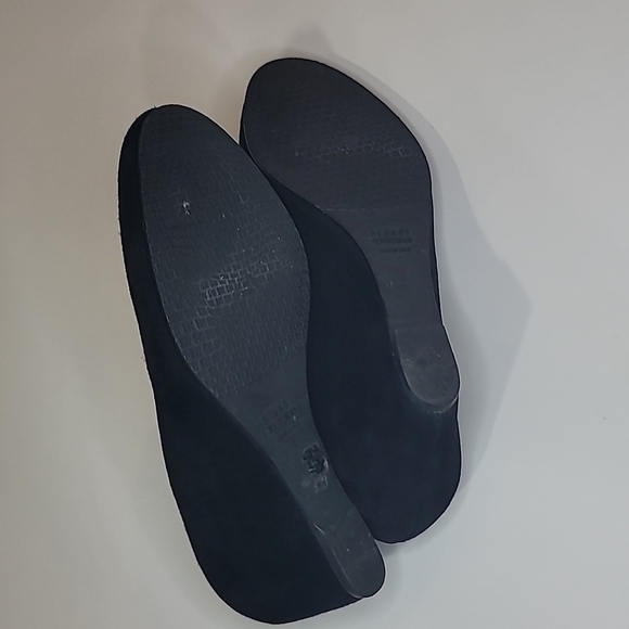 STUART WEITZMAN Wedge Suede Roynd toe Pumps Wedges - Picture 7 of 8